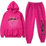 P*NK Sp5der Pink Tracksuit