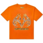 Real Tree Sp5der T-shirt Orange