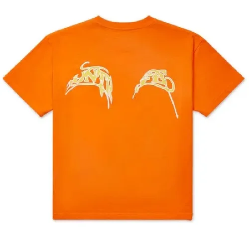 Real Tree Sp5der T-shirt Orange back