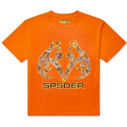 Real Tree Sp5der T-shirt Orange