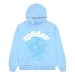 Web Sky Blue Sp5der Hoodie