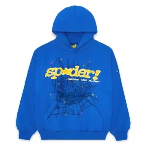 Sp5der Blue Hoodie