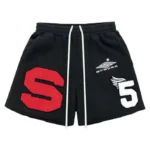 Sp5der Cut Sweat Black Short