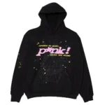 Sp5der P*NK Black Hoodie