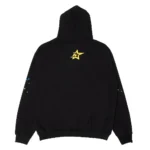 Sp5der P*NK Hoodie Black back