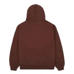 Sp5der Web Brown Hoodie back