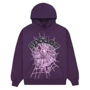 Sp5der Web Purple Hoodie