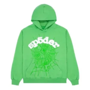 Sp5der Web Slime Green Hoodie