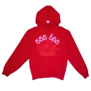 Sp5der Worldwide Red Angel 555 Hoodie