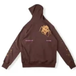 Sp5der Young Thug Brown Hoodie back