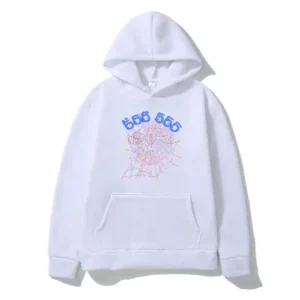 White Sp5der Young Thug 555555 Angel Hoodie