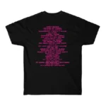 Young Thug Album Black Pnk Sp5der T-shirt back