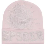 Light Pink Sp5der Web Beanie