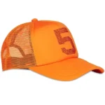 Orange Sp5der 5 Trucker Hat side