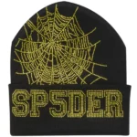 Sp5der Web Beanie Onyx Yellow