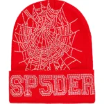 Sp5der Web Beanie Red