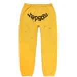 Sp5der Yellow Pink Printed Tracksuit sweatpant